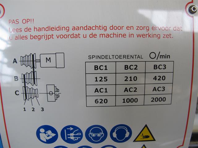 Metaal Draaibank HBM 250x550 NIEUW Memax Online Veiling Van Metaal