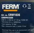 Compressor compressor Ferm CRM1036 7