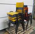 kantine/kantoor stoelen stapelbaar 11 stuks 2