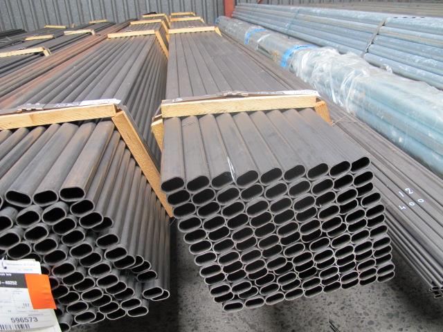 Buis / profiel  blank gelaste ovale buis  1020kg  40,0 x 25,0 x 2,00 lengte 6,000mm