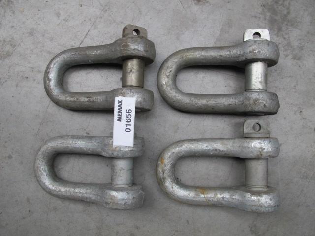 1 set (4 stuks) D-sluitingen - , Online veiling van metaal, machines en gereedschap