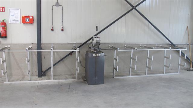 afkortzaag voor metaal Huvema HU250 incl. aanvoerbanen