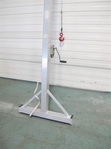 Lier Ladder Aluminium glas/kozijn lifter met lier, max. 7,20 mtr hoog - Memax ...