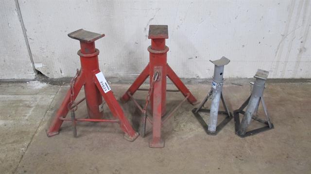 Werkplaats toebehoren as-bokken / 4 stuks