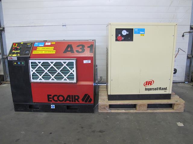 Gezondheid onwettig ui compressor EcoAir incl. luchtdroger - Memax, Online veiling van metaal,  machines en gereedschap