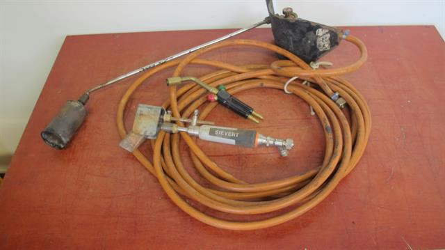 Werkplaats toebehoren div gasbranders 