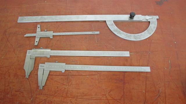 Meetgereedschap diverse meet gereedschap / 4 stuks
