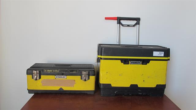 Gereedschapwagen/koffer gereedschapskoffer / 2 stuks Stanley
