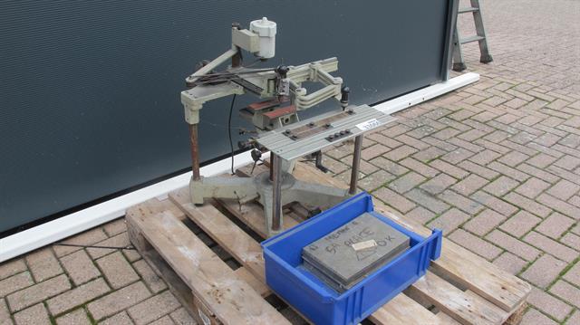 Diversen graveermachine incl. diverse letters en cijfers