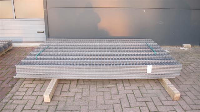 Hekwerk en toebehoren hekwerk h100 x b300cm / 8 stuks 