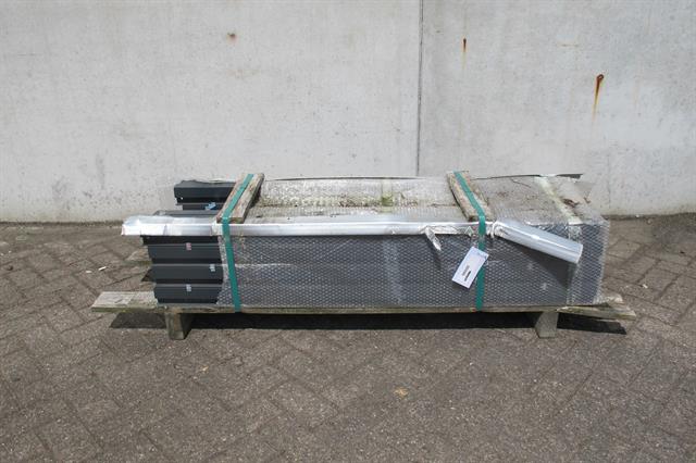 Hekwerk en toebehoren hekwerk staanders L1400x70x40mm / 28 stuks