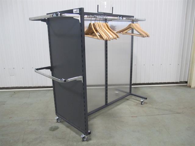 Kledingrek Shoptec Bohnacker Incl. 7 Kledingbeugels En 2 Stangen En Een Plank 9707