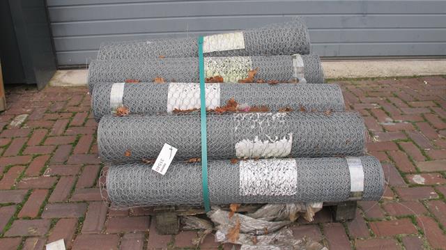 Hekwerk  kuikengaas h100x25meter / 15 rollen
