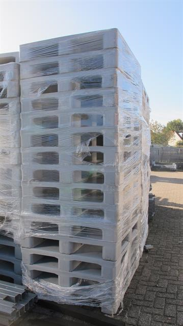 Kunststof pallets kunststof pallets 15 stuks / 120x100x16cm gesloten dek