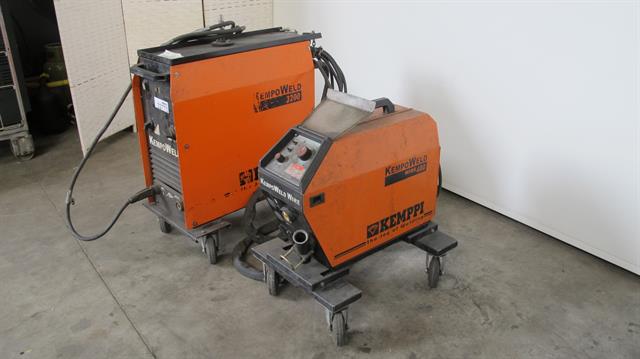 Lasmachine en plasmasnijder lasapparaat Kempoweld 3200 met aanvoerkast