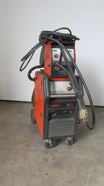Lasmachine en plasmasnijder lasapparaat Lorch M pro 300 met draadaanvoer unit