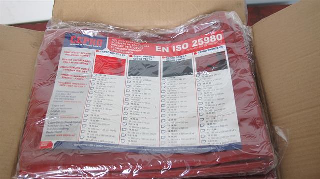 Las toebehoor / benodigdheid lasgordijnen 12 stuks Cepro 140x160cm NIEUW