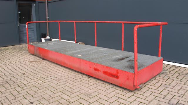 Werkplaats toebehoren lekbak van metaal