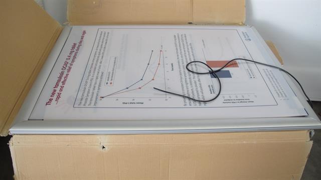 Diversen lichtbak voor reclame / 94 x 129cm