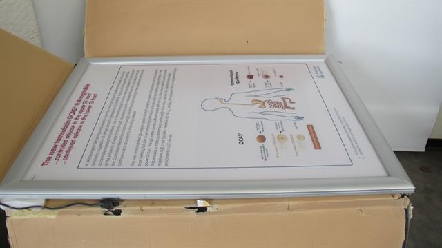 Diversen lichtbak voor reclame / 94 x 129cm