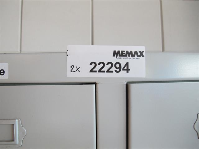 Kaarthouder van hard plastic, 2 stuks voor creditcards en magneetkaarten, Blauw, Klassiek