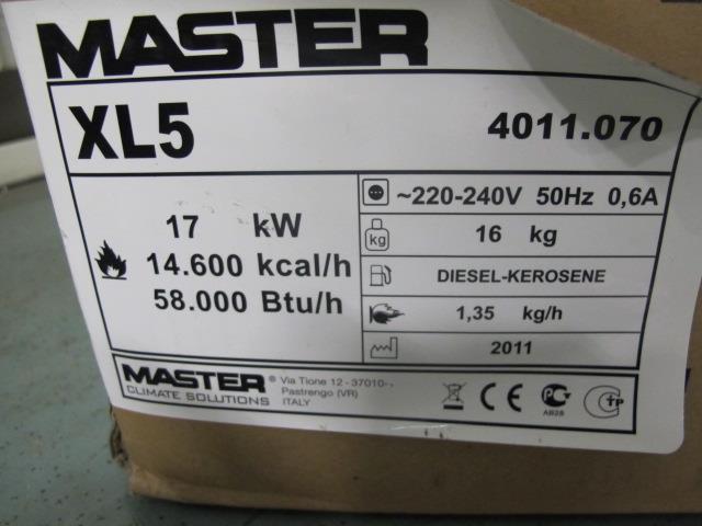 Master XL5 hetelucht kanon diesel 17kW NIEUW - Memax ...