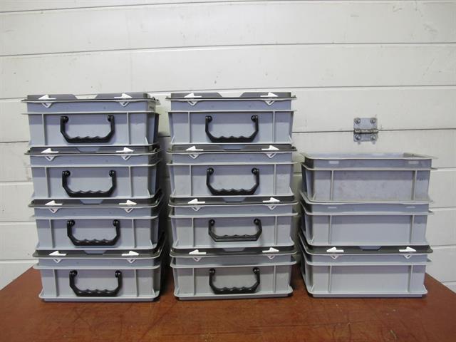 Kunststof bakken opslag bakken Engels 11 stuks  / h13 x 30 x 20cm 