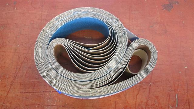 Diversen schuurband 10 stuks 75x2000