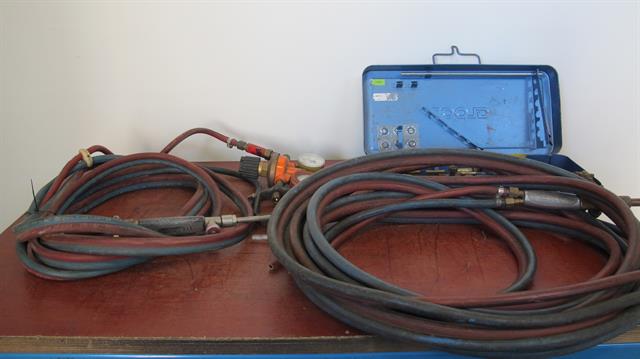 Diversen snijbranderset incl. 2x slangenpakket