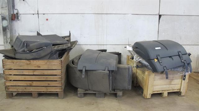 Werkplaats toebehoren spatborden voor een vrachtwagen ca 30 stuks