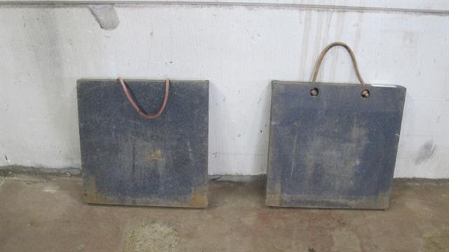 Diversen stempelplaten 2 stuks