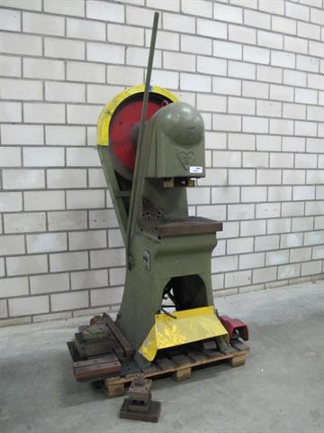 (Excenter)pers Ter Hart type EP25 exenterpers, inclusief voetpedaal en toebehoor