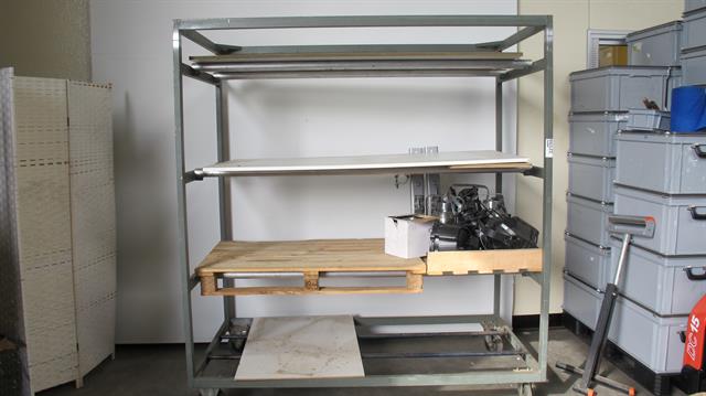 Magazijn transportkar excl. inhoud