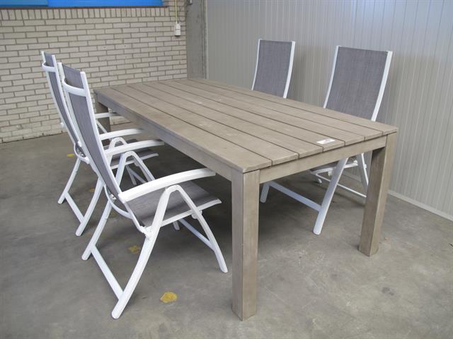 tuintafel met 4 inklapbare stoelen Memax, Online veiling van metaal