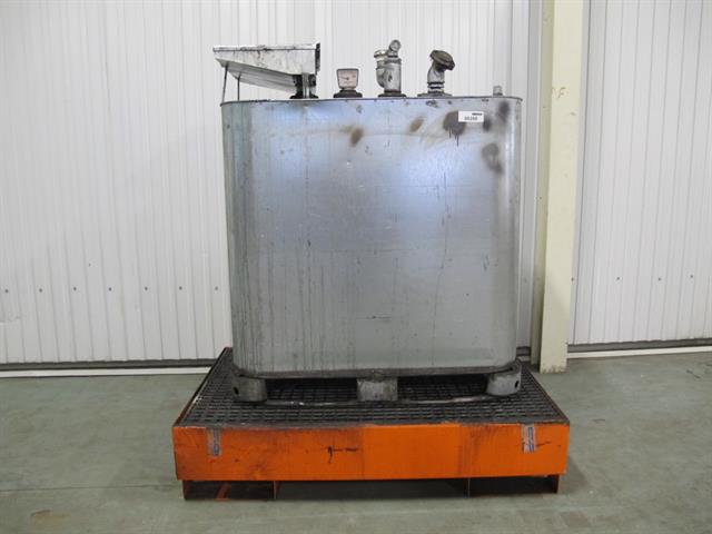 Werkplaats toebehoren vat voor afgewerkte olie met uitlek rooster en lekbak