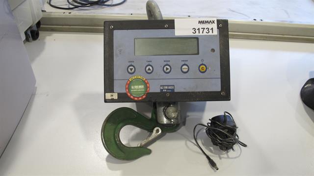 Werkplaats toebehoren weeghaak met printer / max 3Ton