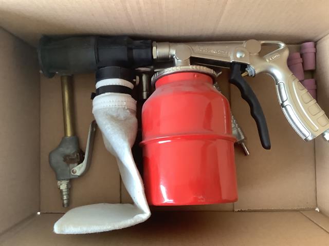 Diversen zandstraalpistool