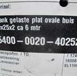 Buis / profiel   blank gelaste ovale buis  1020kg  40,0 x 25,0 x 2,00 lengte 6,000mm 3