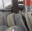 Werkplaats toebehoren  vrachtwagenband met velg / 8 stuks  2