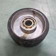 onderdeel 100 niewe gelagerde aluminium wielen met rubber loopvlak, diameter ca. 130 mm, asmaat 20 mm 2
