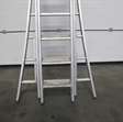 ladder - trap - steiger 3 delige ladder van aluminium 5