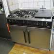 Keuken inventaris 4 pits gas fornuis met grillplaat en dubbele oven / ATAG 1