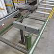 Zaagmachine aanvoerband 8 mtr met digitale aanslag    3