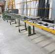 Zaagmachine aanvoerband 8 mtr met digitale aanslag    1