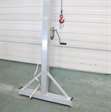 ladder - trap - steiger Aluminium glas/kozijn lifter met lier, max. 7,20 mtr hoog 2