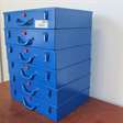 Gereedschapwagen/koffer assortiment kisten / 6 stuks 6