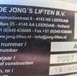 Hijs- en Heftoebehoren bouwlift De Jong Holland 6