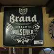 Decoratie Brand Pilsener / 40 x 40cm 1