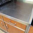 Horeca meubilair buffet kast met RVS afwerking 3