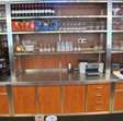 buffet kast met RVS afwerking